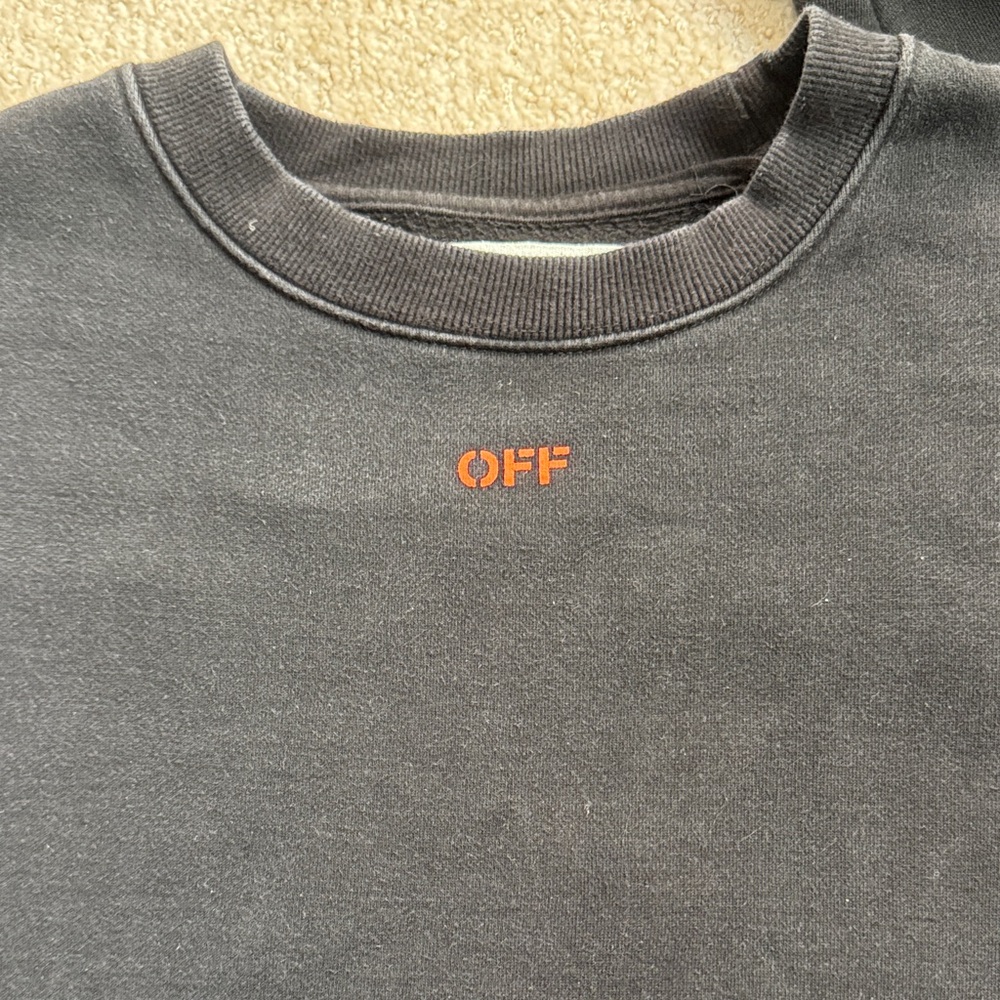 Off-White Black Crewneck